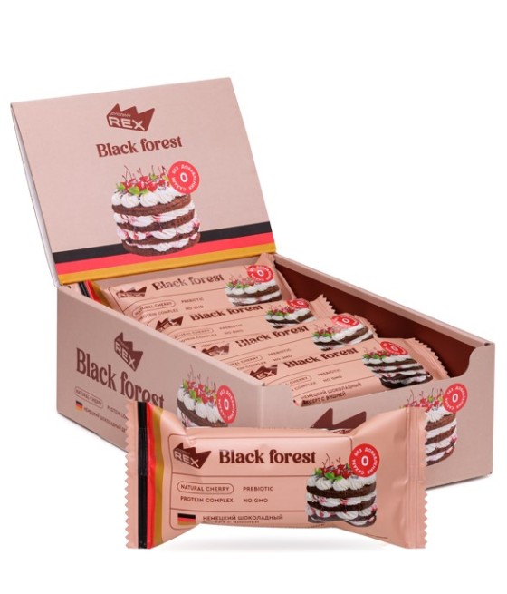 PROTEIN REX Proteiinikook Black Forest, kirsiga - 50 g