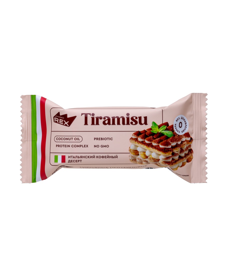 PROTEIN REX Proteiini tiramisu kook - 40 g – madala kalorsusega toode firmalt Protein Rex, osta Bombbar-ist