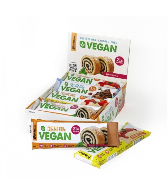 Vegan protein bar, Danish roll biscuit, 60 g
