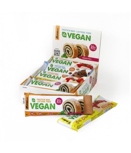 Vegan protein bar, Danish roll biscuit, 60 g