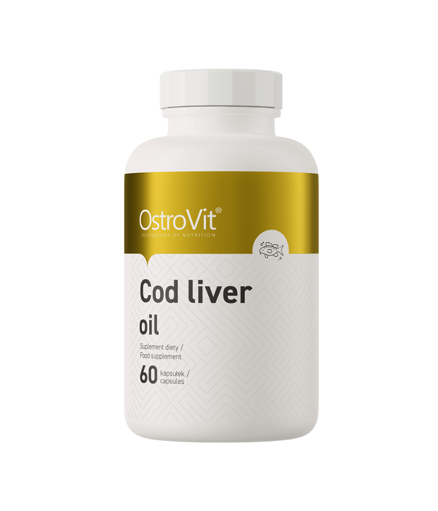 OSTROVIT Cod liver oil - 60 капсул – низкокалорийный продукт от Ostrovit, купить в Bombbar