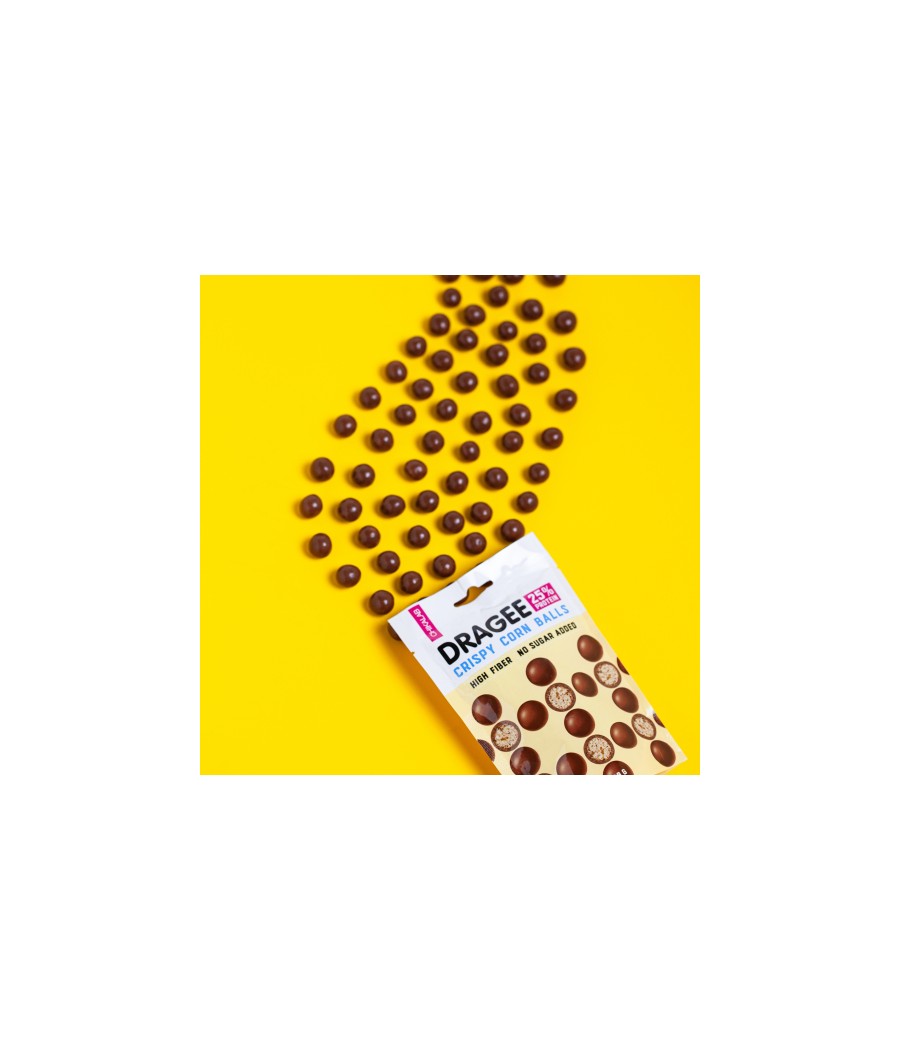 CHIKALAB Dragee Corn balls in chocolate, 120 g – low-calorie product from Chikalab, buy in Bombbar