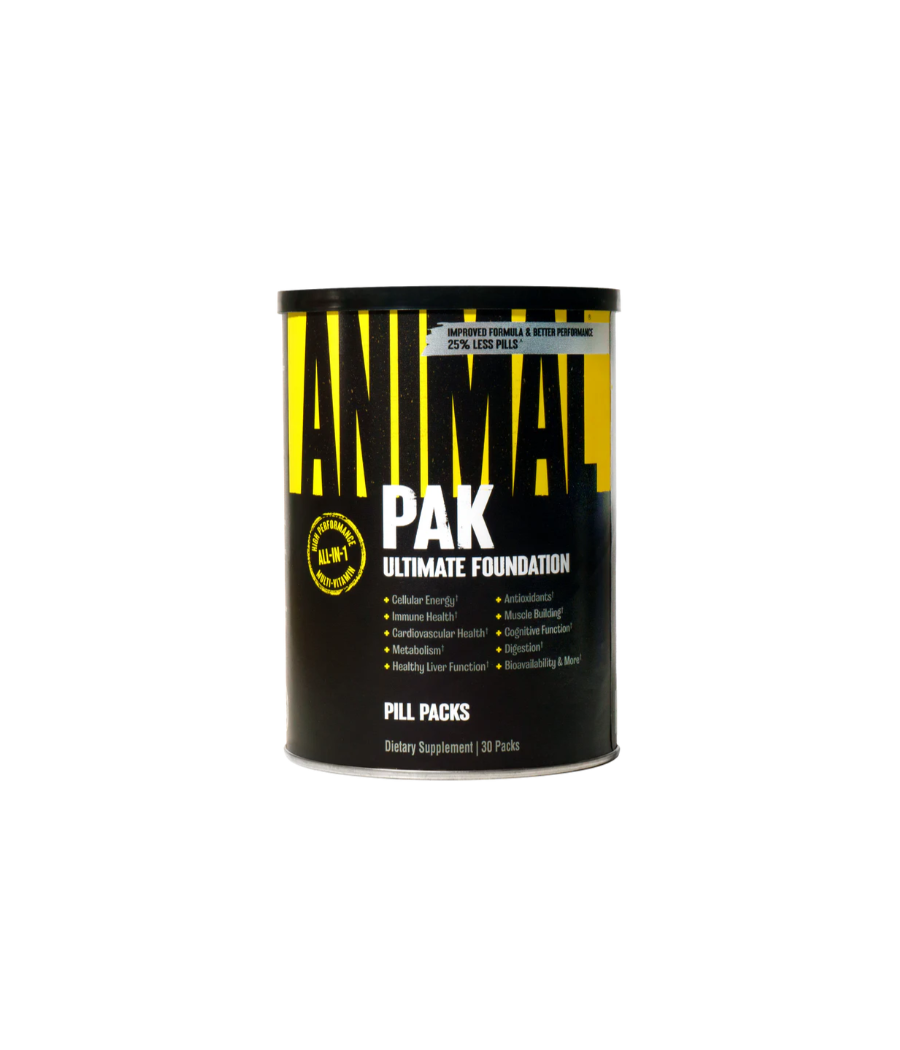 UNIVERSAL NUTRITION Animal Pak, Packs - 30 packs – madala kalorsusega toode firmalt Universal Nutrition, osta Bombbar-ist