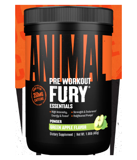 UNIVERSAL NUTRITION Animal Fury, Roheline õun - 330 grammi