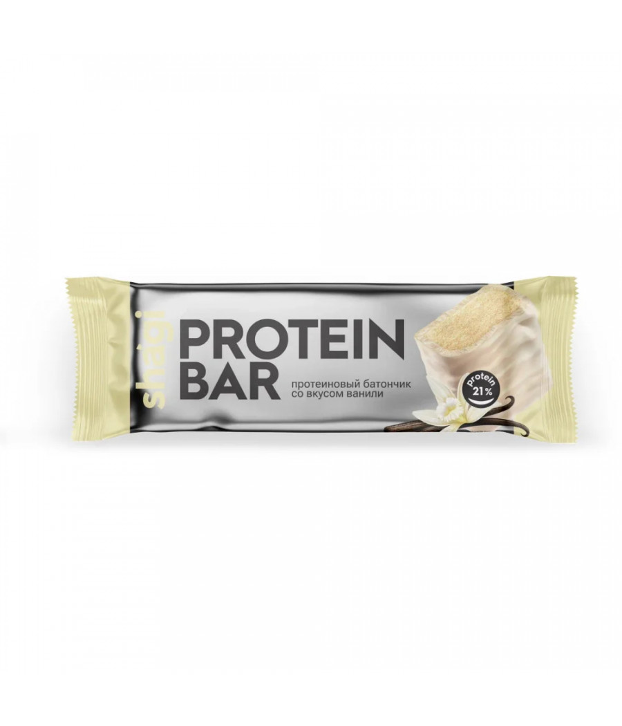 PROTEIN REX SHAGI High-protein bar with vanilla flavor - 40g – low-calorie product from Protein Rex, buy in Bombbar