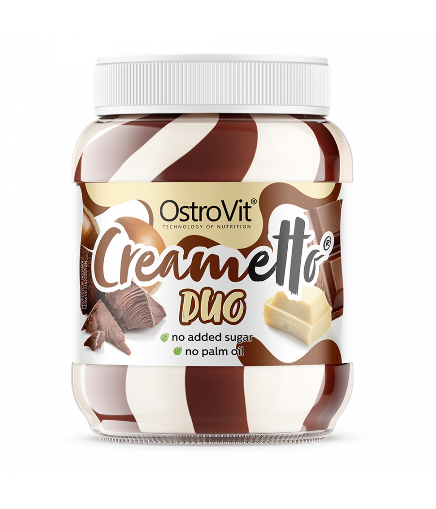 OstroVit Creametto DUO Milk hazelnut, 350 g – low-calorie product from Ostrovit, buy in Bombbar