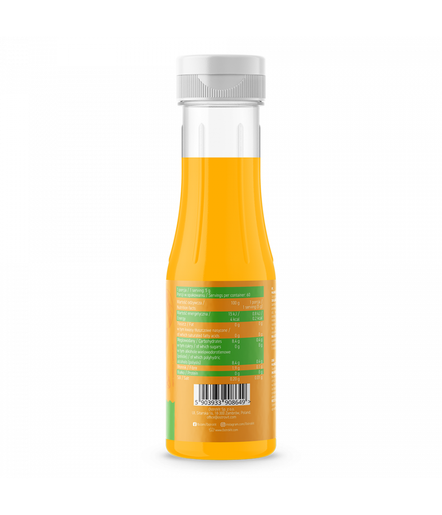 OSTROVIT Mango Flavoured Sauce, 300 g – low-calorie product from Ostrovit, buy in Bombbar