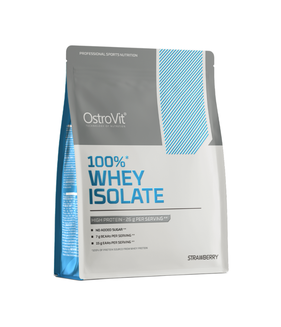 OSTROVIT 100% Whey Isolate, maasikas - 300 g – madala kalorsusega toode firmalt Ostrovit, osta Bombbar-ist