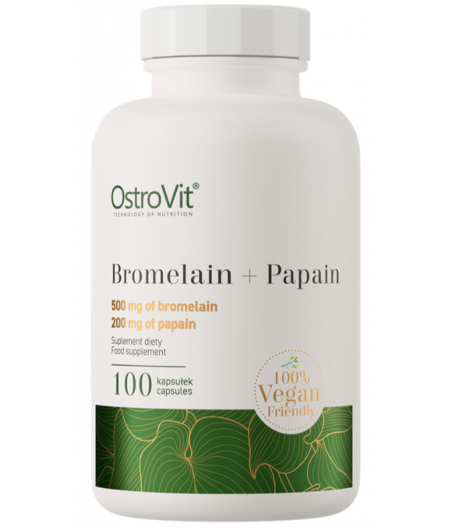 OSTROVIT Bromelain + Papain VEGE - 100 capsules