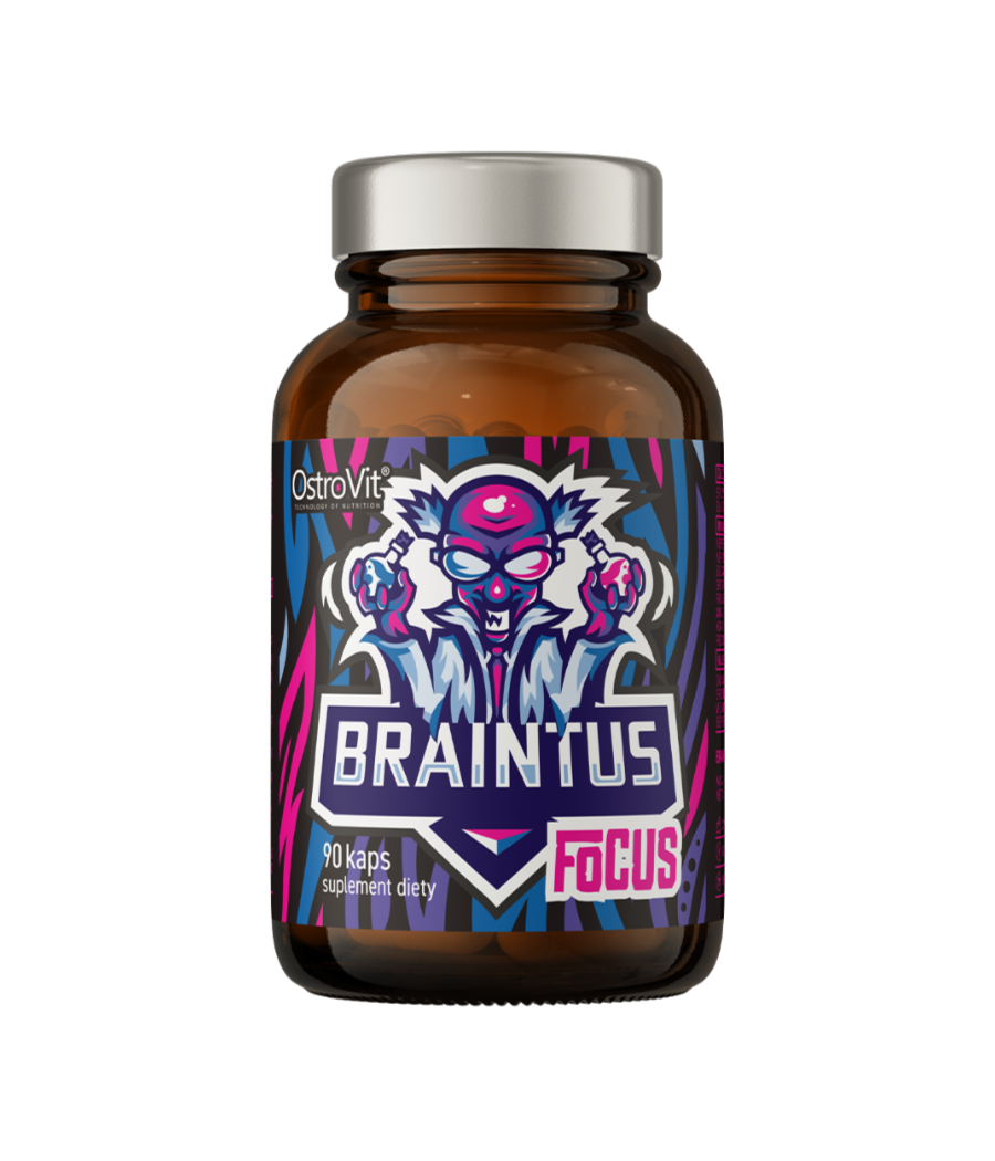 OstroVit Braintus Focus - 90 капсул – низкокалорийный продукт от Ostrovit, купить в Bombbar