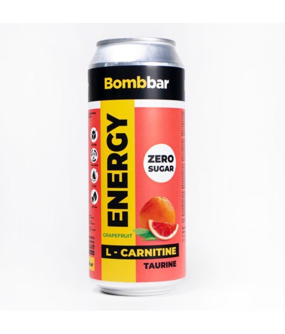 BOMBBAR  Напиток  L-Карнитин с гуараной грейпфрут 500мл