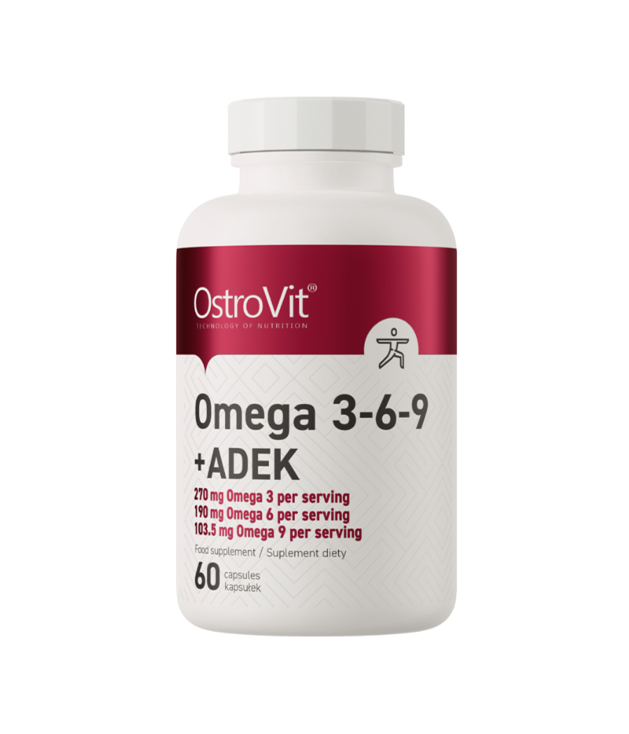 OSTROVIT Omega 3-6-9 + ADEK - 60 kapslit – madala kalorsusega toode firmalt Ostrovit, osta Bombbar-ist