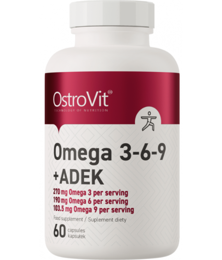 OSTROVIT Omega 3-6-9 + ADEK - 60 kapslit