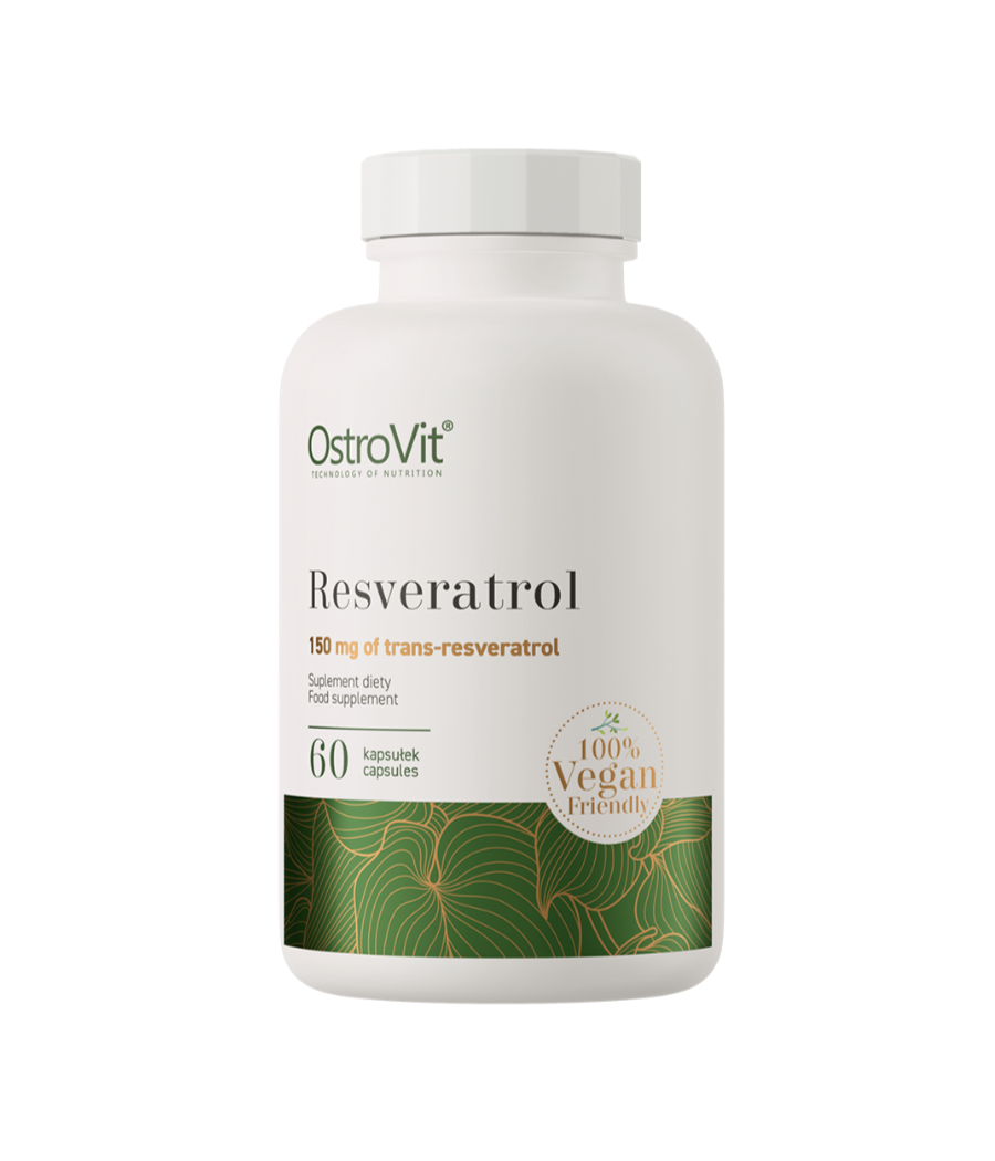 OSTROVIT Resveratrol VEGE - 60 capsules – low-calorie product from Ostrovit, buy in Bombbar