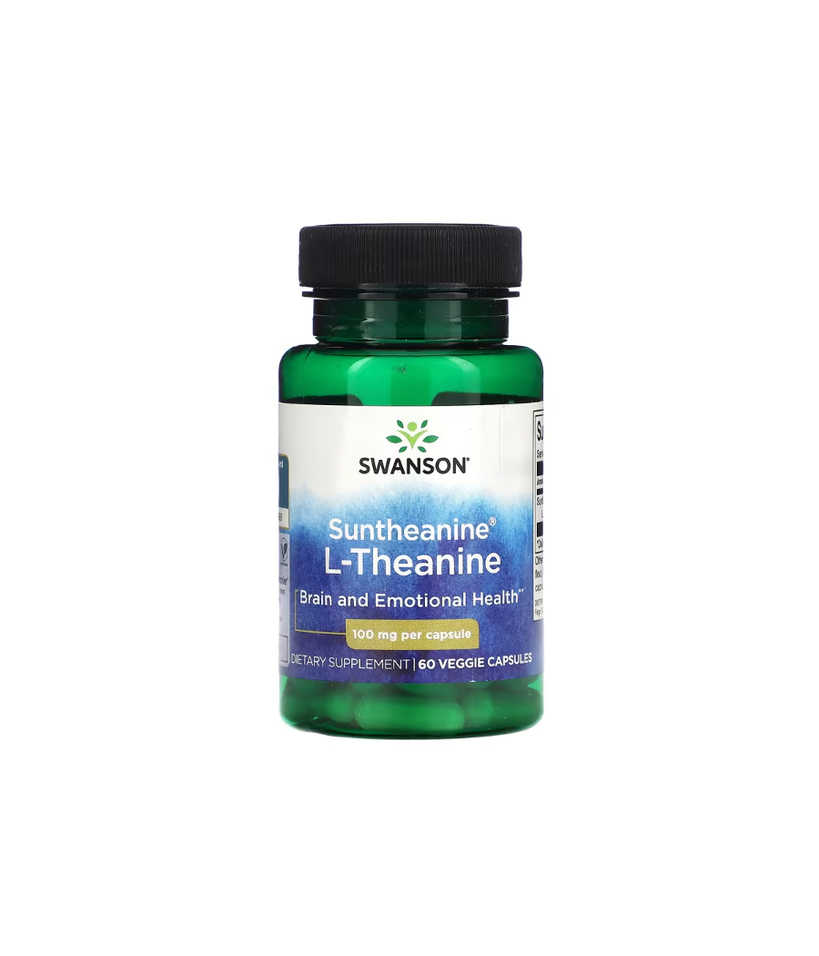 SWANSON Suntheanine L-Theanine, 100mg - 60 vcaps – madala kalorsusega toode firmalt SWANSON, osta Bombbar-ist