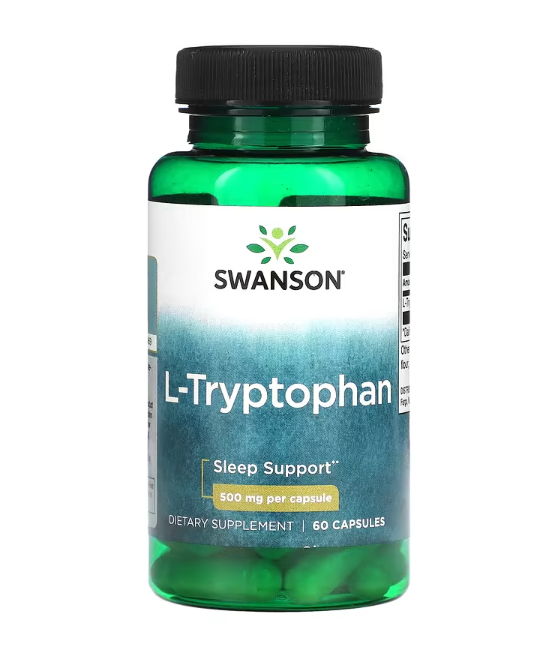 SWANSON L-trüptofaan, 500 mg - 60 kapslit