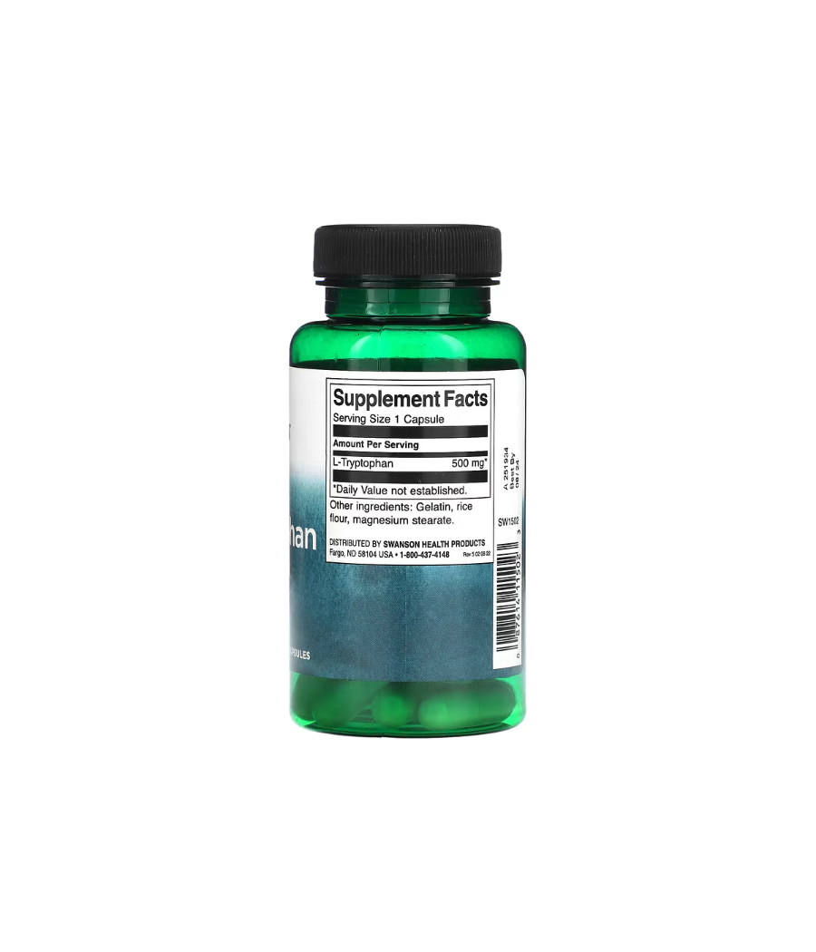 SWANSON L-Tryptophan, 500mg - 60 caps – low-calorie product from SWANSON, buy in Bombbar