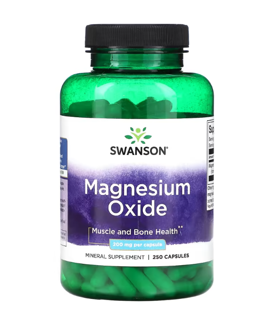 SWANSON Magnesium, 200mg - 250 caps