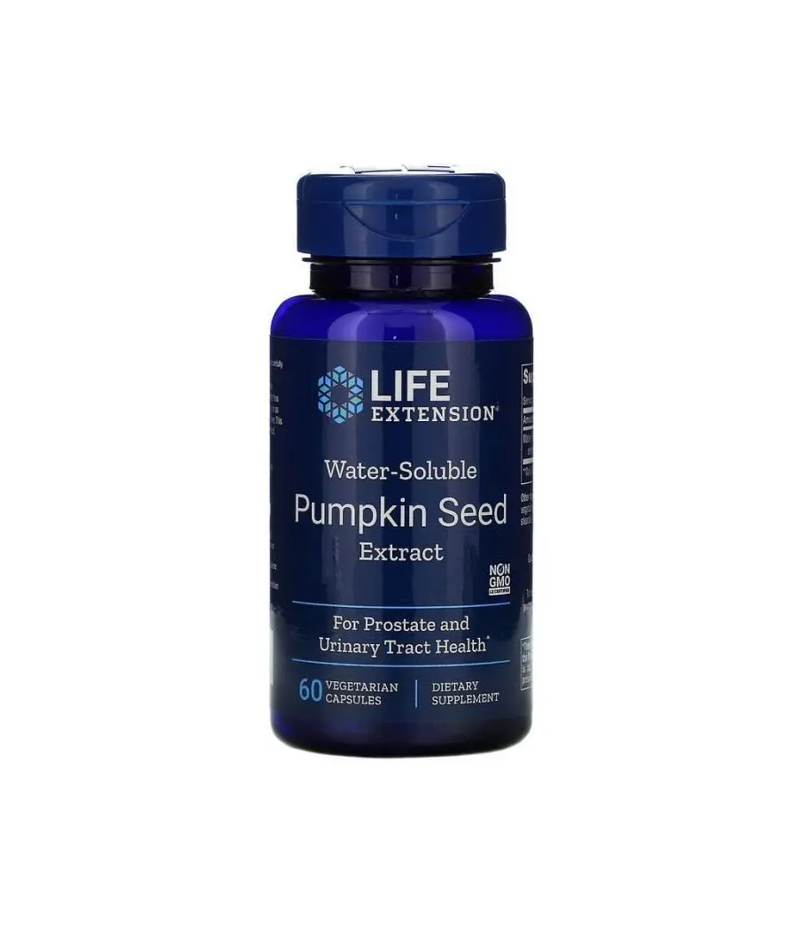 LIFE EXTENSION Pumpkin Seed Extract, Water-Soluble - 60 vcaps – low-calorie product from LIFE extension, buy in Bombbar