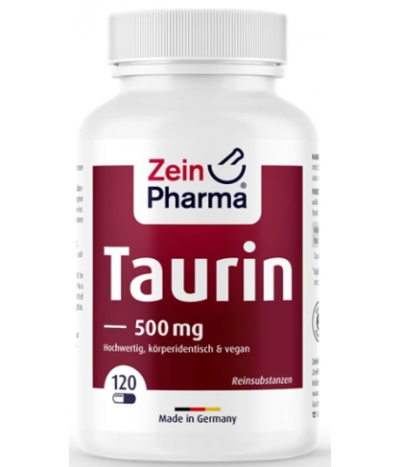 ZEIN PHARMA tauriin, 500mg - 120 vcaps