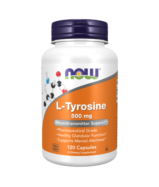 NOW FOODS L-Tyrosine, 500mg - 120 caps