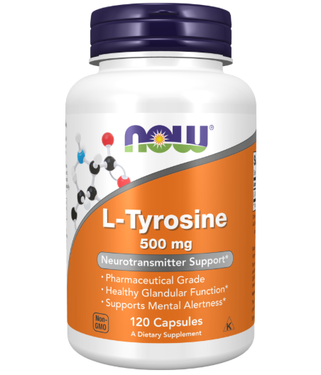 NOW FOODS L-Tyrosine, 500mg - 120 caps