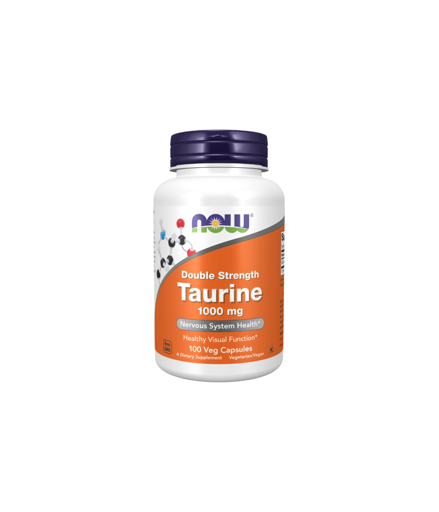 NOW FOODS Tauriin, 1000mg Double Strength - 100 vcaps – madala kalorsusega toode firmalt NOW, osta Bombbar-ist