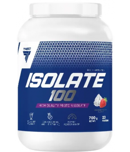 TREC NUTRITION ISOLATE 100, kreemjas-maasikas - 700g