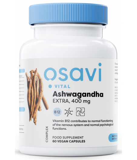 OSAVI Ashwagandha Extra, 400mg - 120 vegan caps