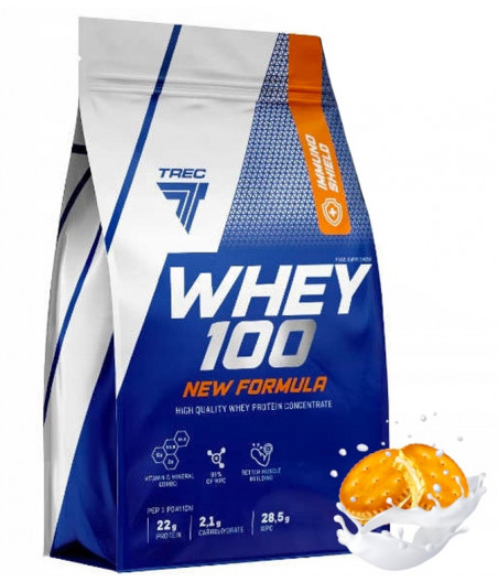 TREC NUTRITION Whey 100 New Formula, küpsisekreem - 700 g