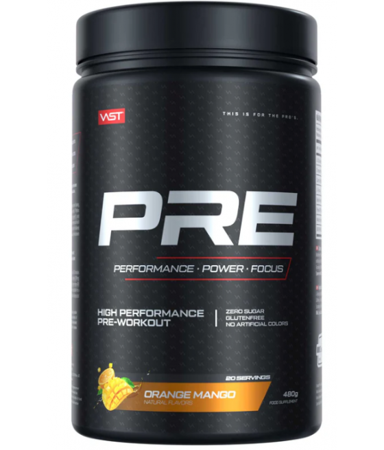VAST Preworkout, oranž...