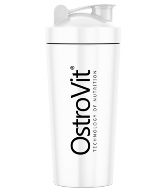 OSTROVIT Shaker Steel, valge - 750 ml