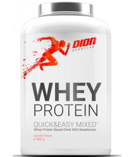 DION SPORTLAB WHEY PROTEIN Quick & Easy Mixed, банан - 900 г