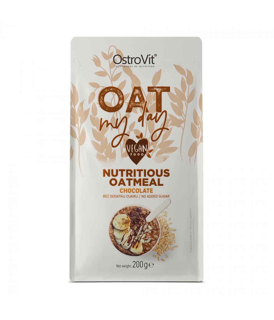 OSTROVIT Oat My Day oatmeal, chocolate - 200 g – low-calorie product from Ostrovit, buy in Bombbar