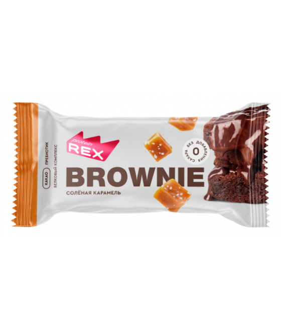 PROTEIN REX Protein Brownie Salted Caramel Cake, 50 g