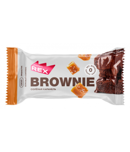 PROTEIN REX Protein Brownie Salted Caramel Cake, 50 g