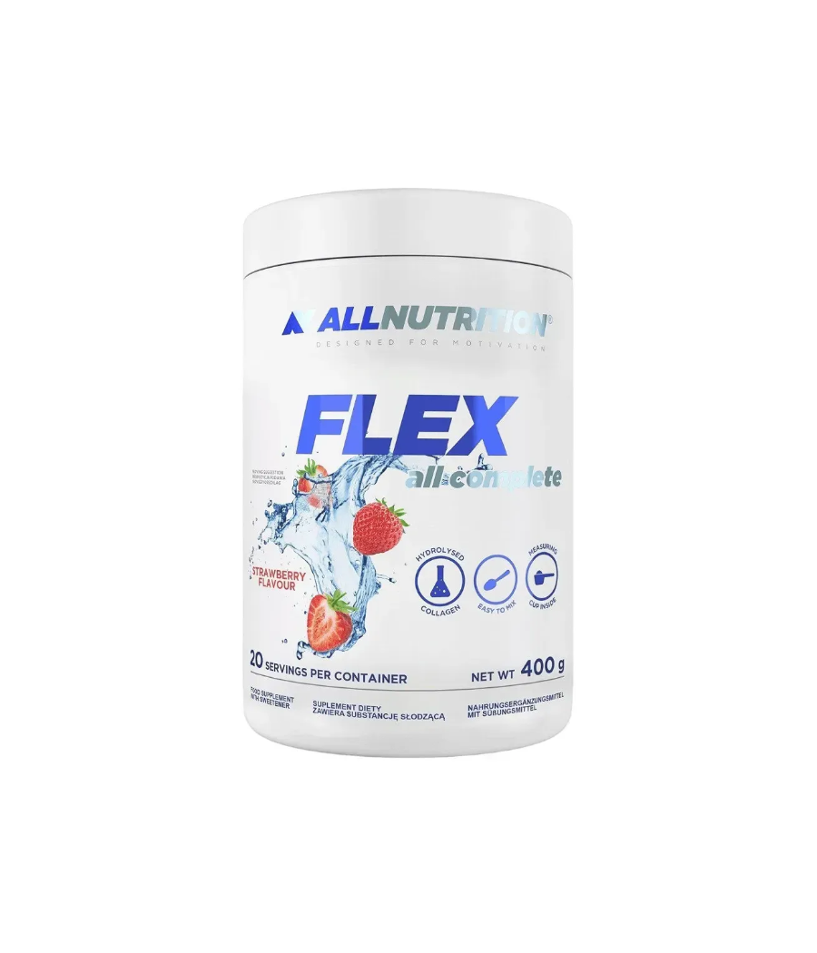 ALL NUTRITION Flex All Complete, maasikas - 400 grammi – madala kalorsusega toode firmalt AllNutrition, osta Bombbar-ist ALL NUTRITION Flex All Complete, maasikas - 400 grammi – madala kalorsusega toode firmalt AllNutrition, osta Bombbar-ist