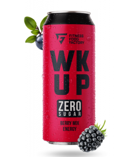 FITNESS FOOD FACTORY Энергетический напиток WK UP Ягодный микс, 450 мл