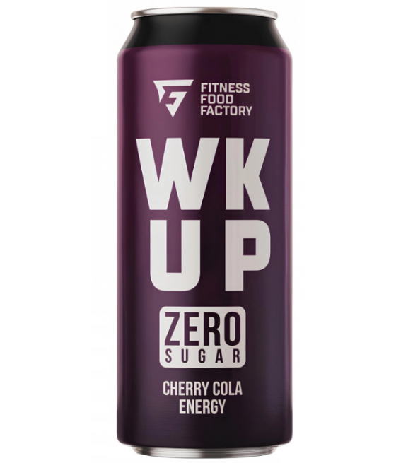 FITNESS FOOD FACTORY Энергетический напиток WK UP Вишневая кола, 450 мл