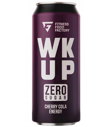 FITNESS FOOD FACTORY Энергетический напиток WK UP Вишневая кола, 450 мл