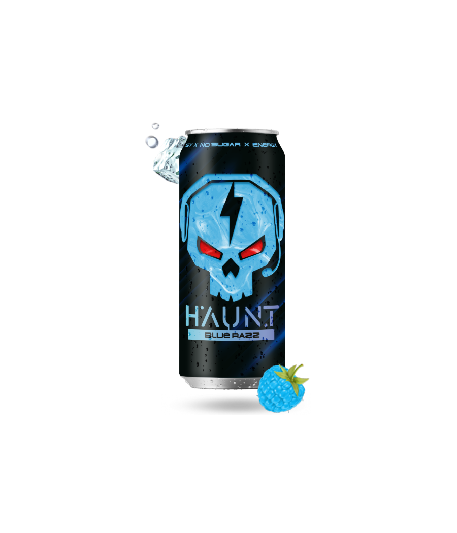 FITNESS FOOD FACTORY Энергетический напиток HAUNT, Синяя малина, 450 мл – низкокалорийный продукт от Fitness Food Factory, купить в Bombbar FITNESS FOOD FACTORY Энергетический напиток HAUNT, Синяя малина, 450 мл – низкокалорийный продукт от Fitness Food Factory, купить в Bombbar