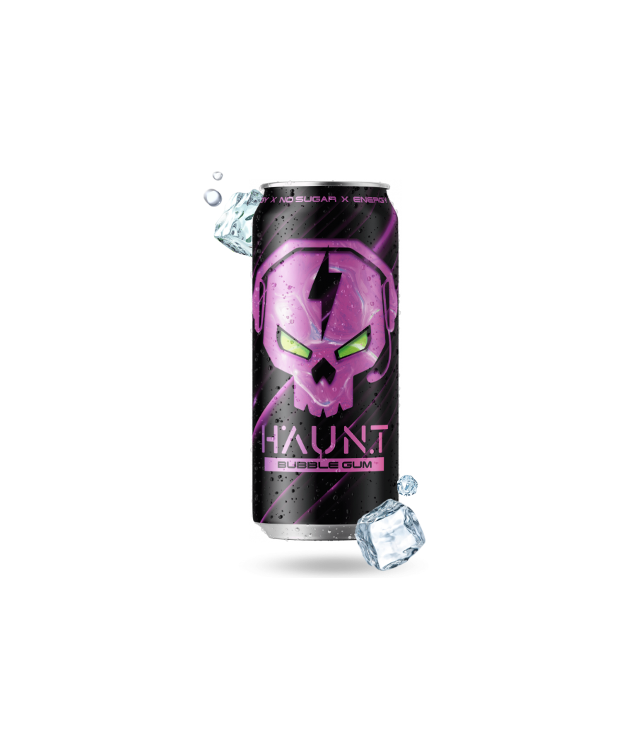 FITNESS FOOD FACTORY Energiajook HAUNT, Bubble Gum, 450ml – madala kalorsusega toode firmalt Fitness Food Factory, osta Bombbar-ist FITNESS FOOD FACTORY Energiajook HAUNT, Bubble Gum, 450ml – madala kalorsusega toode firmalt Fitness Food Factory, osta Bombbar-ist
