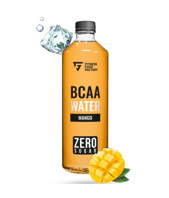 FITNESS FOOD FACTORY Напиток с соком BCAA WATER 6000, Манго, 500 мл