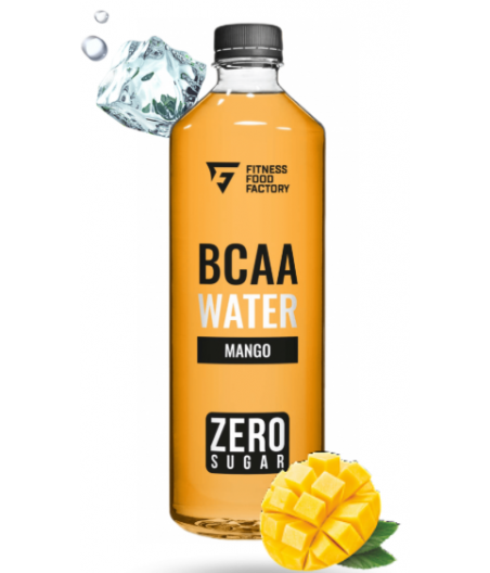 FITNESS FOOD FACTORY Напиток с соком BCAA WATER 6000, Манго, 500 мл
