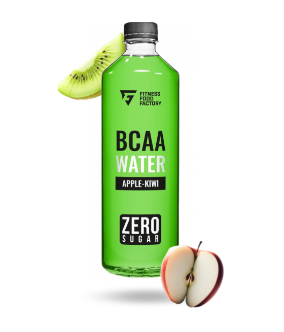 FITNESS FOOD FACTORY Напиток BCAA WATER 6000, Яблоко Киви, 500 мл