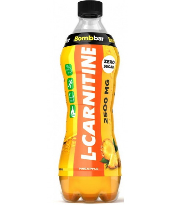 BOMBBAR Напиток слабогазированный L-carnitine - Ананас, 500 мл