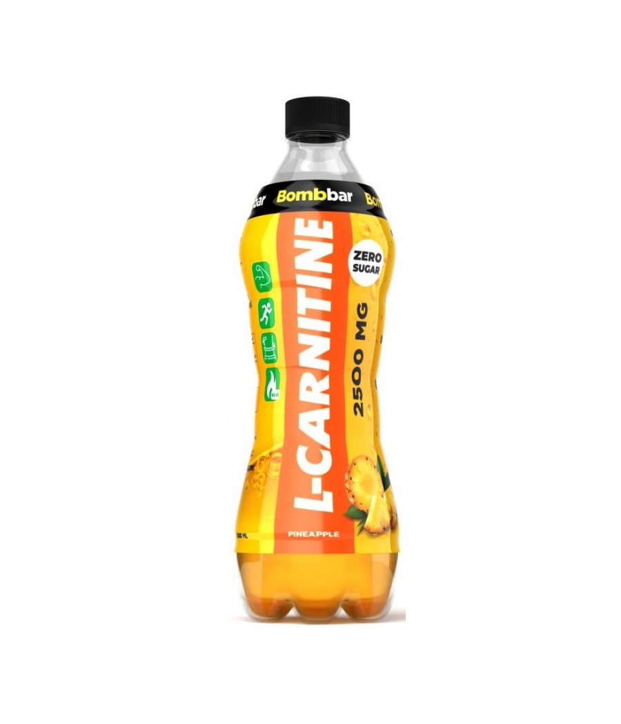 BOMBBAR Напиток слабогазированный L-carnitine - Ананас, 500 мл – низкокалорийный продукт от Bombbar, купить в Bombbar BOMBBAR Напиток слабогазированный L-carnitine - Ананас, 500 мл – низкокалорийный продукт от Bombbar, купить в Bombbar
