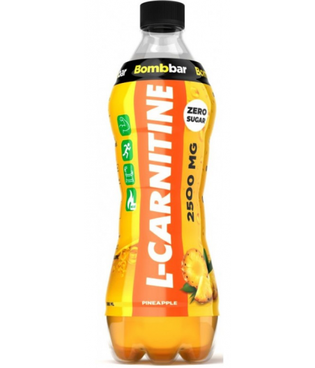 BOMBBAR Напиток слабогазированный L-carnitine - Ананас, 500 мл