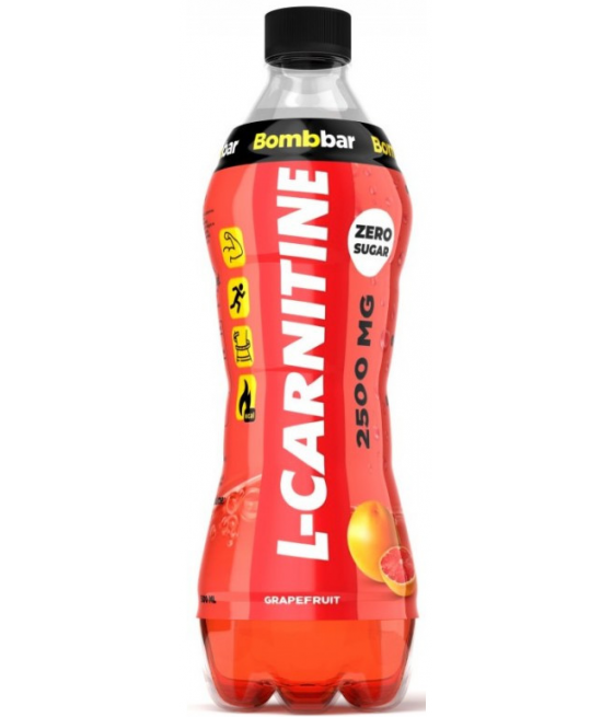 BOMBBAR Напиток слабогазированный L-carnitine - Грейпфрут, 500 мл