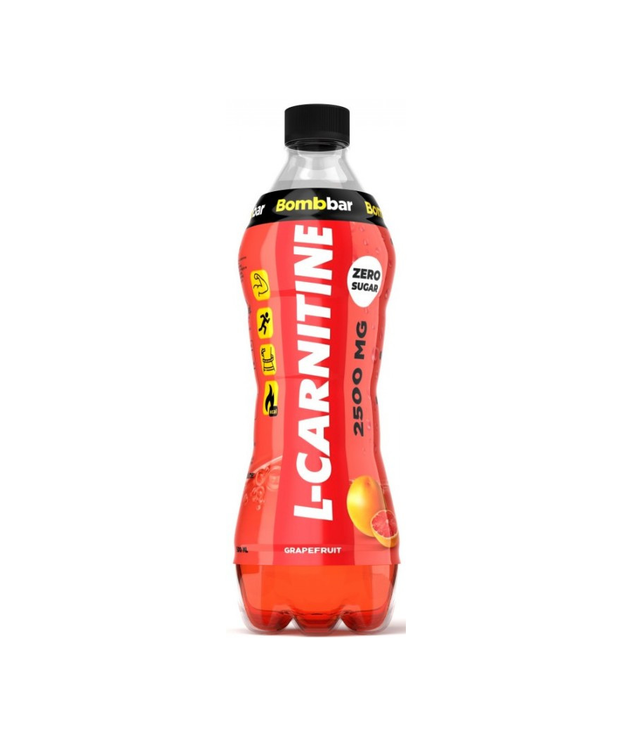 BOMBBAR Напиток слабогазированный L-carnitine - Грейпфрут, 500 мл – низкокалорийный продукт от Bombbar, купить в Bombbar BOMBBAR Напиток слабогазированный L-carnitine - Грейпфрут, 500 мл – низкокалорийный продукт от Bombbar, купить в Bombbar